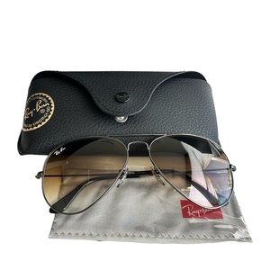 SOLD Ray-Ban aviators sunglasses